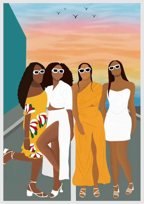 Band of Girls - People Diy Diamond Painting Kit