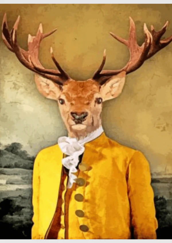 Mr Deer - Animals Diy Diamond Painting Kit