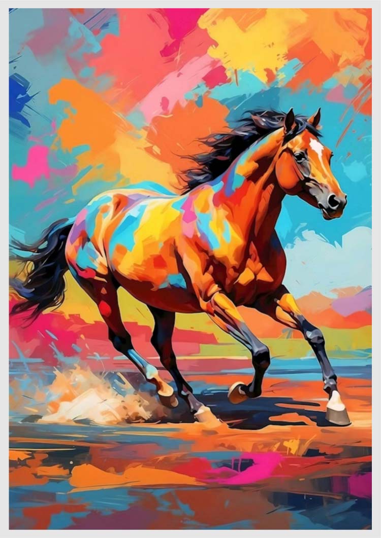 Bold and Free -Animals Diy Diamond Painting Kit