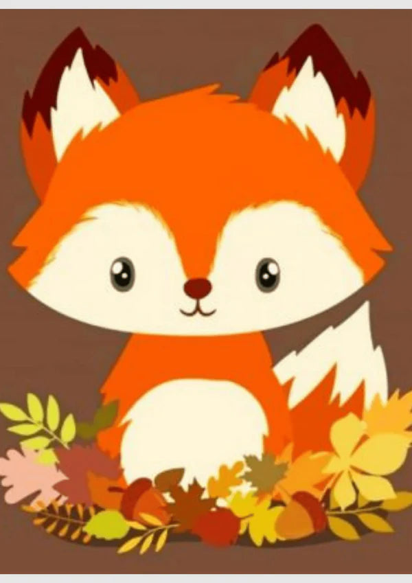 Cute Baby Fox - Animals Diy Diamond Painting Kit