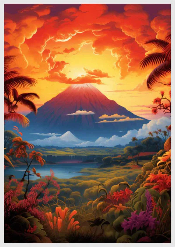Hawaii's Lava Giant - Landscape Diy Diamond Painting Kit