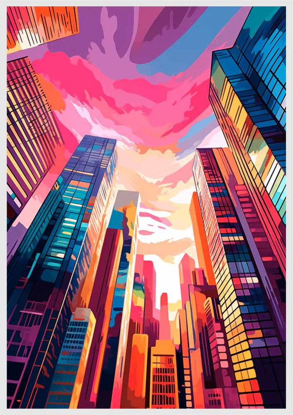 High-Rise Society -Cities Diy Diamond Painting Kit